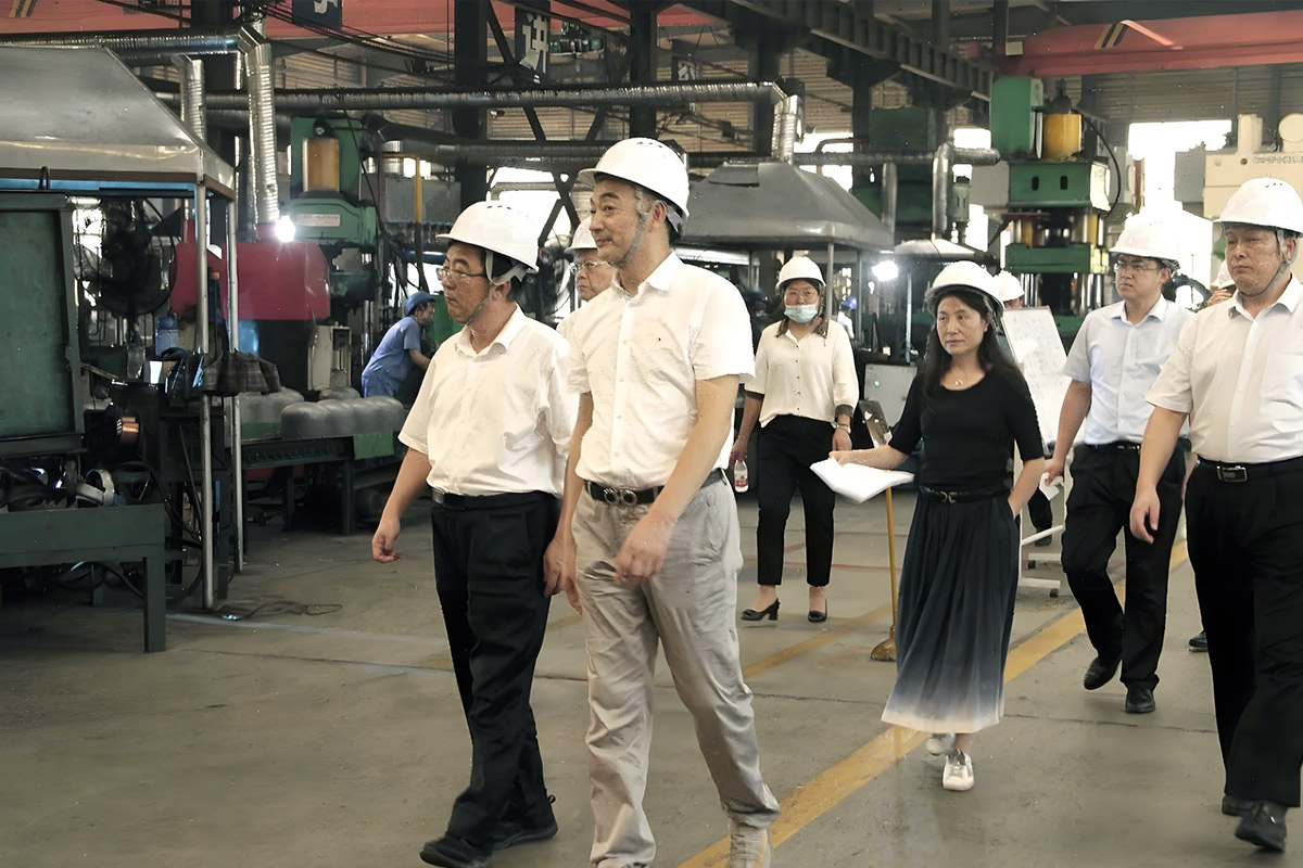 Provincial Party Committee Finance And Economics Office Research Team Visits Yong'an Special Equipment for On-site Investigation